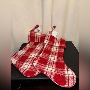 Hobby lobby red and white stockings